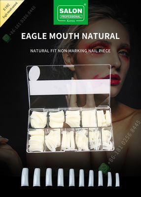 آرایشگاه زیبایی ماهانه عقاب کاذب نکات ناخن اکریلیک ساخت فرانسوی نکات نیمه روکش فوق العاده بلند