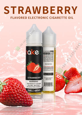 E-Liquid E-Juice با کیفیت بالا با طعم توت فرنگی E-Cigarette Vaping Liquid 60ml خالص و ایمن