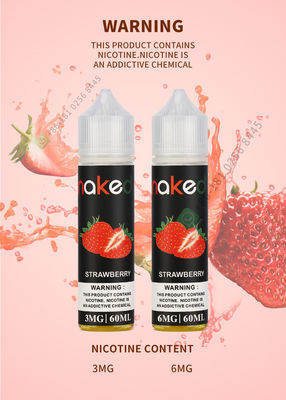 Vape Liquid E-Cigarette Oil Strawberry Taste 5mg 6mg نیکوتین MSDS