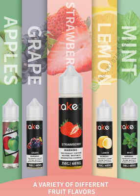 Vape Liquid E-Cigarette Oil Strawberry Taste 5mg 6mg نیکوتین MSDS