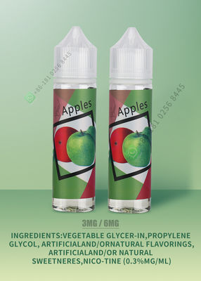 FCC 3mg 6mg E-Liquid Vape Juice Vaping Liquid 24 ماه ماندگاری