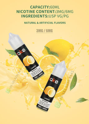 30pg 30ml E Cigarette Vaping Liquid Liquid Lemon Customize