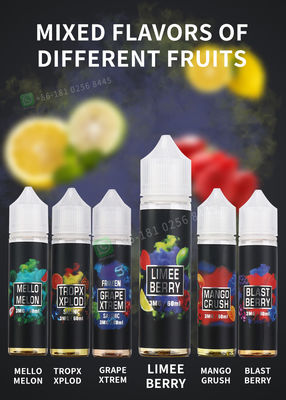سفارشی سازی 60 میلی لیتر Vape Juice E نمک نیکوتین مایع برای قلم