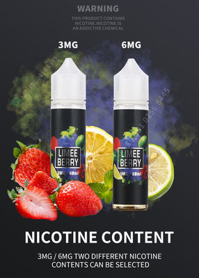 OEM 60ml Vape Juice Nicotine Salt For E Cigarette Vape Pen