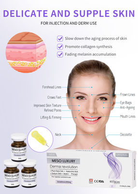 گلوتاتیون MESO LUXURY سرم تزریقی مزوتراپی تقویت کننده پوست روشن کننده مرطوب کننده ضد پیری سفید کننده