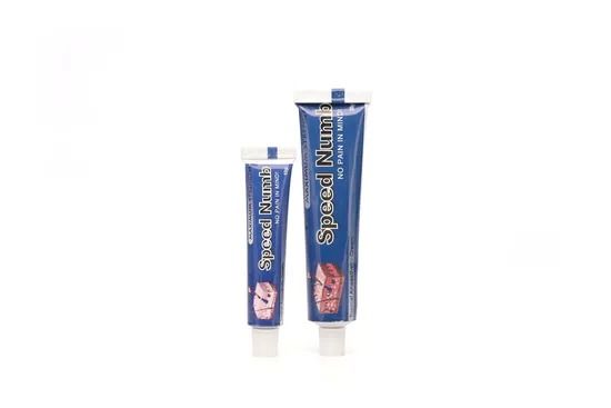 10 گرم کرم بی حسی خالکوبی برای 3-4 ساعت بدون درد با ضخامت 2-3 میلی متر و 50-60 دقیقه استفاده