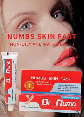 Red Dr Numb Ceram10g 30gram for Semi-Permanent Makeup Body Tattoo Piercing Microblading Eyebrows Tattoo