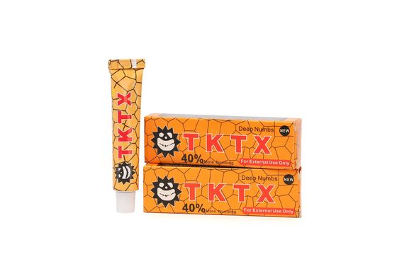 کرم بی حسی TKTX 75٪ کرم بی حسی غیر چرب مبتنی بر آب برای خالکوبی بدون درد و آرایش نیمه دائمی