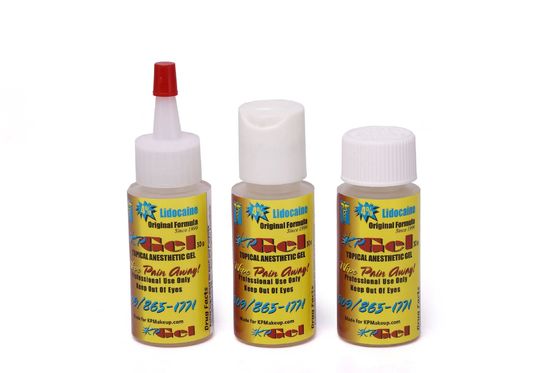 ژل بی‌حسی تتو با اثر سریع با 2% لیدوکائین و 1.5% تتراکائین برای تسکین درد با حداکثر قدرت