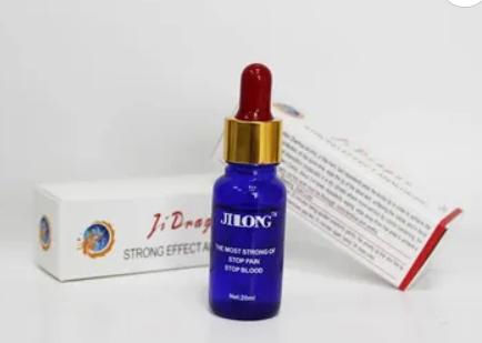 جيلونگ سريع عمل خالکوبي 20 ميلي ليتر در بطري براي تسکين درد خونريزي را متوقف مي کند و از آلرژي جلوگیری مي کند