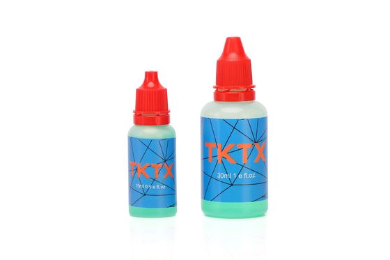 TKTX ژل بی حسی 15 میلی لیتر ژل آبی سریع عمل با 9٪ لیدوکاین برای تسکین درد