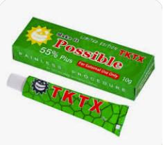 Tktx کرم بی حسی خال کوبی روغن بی حسی اثر قوی کرم بی حسی برای میکروبلاژ کردن خال کوبی قیمت عمده