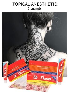 Dr Numb Topical Tattoo Numb Cream Lido-caine Skin Cream for Waxing Miro Blading Miro Needling