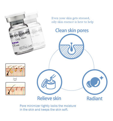 MESO LUXURY سرم میکرونیلینگ قلم پوست Mesotherapy راه حل درمان پوست چرب Essence