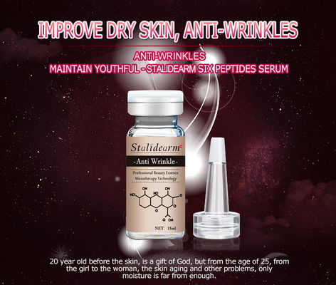 Private Label Organic Skincare Collagen Form Serum شفاف ضد چروک اسانس 6 بطری / مجموعه اثر خوب و ایمن