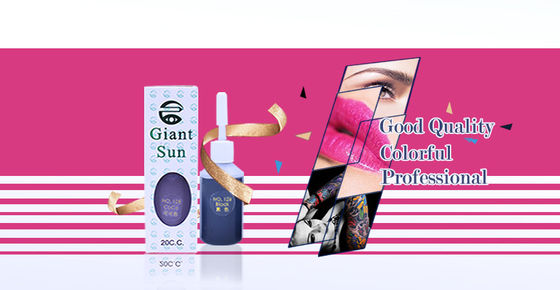پیگمنت آرایش نیمه دائمی GIANT SUN / جوهر تاتو اصلی 20 میلی لیتر برای تاتو لب ابرو