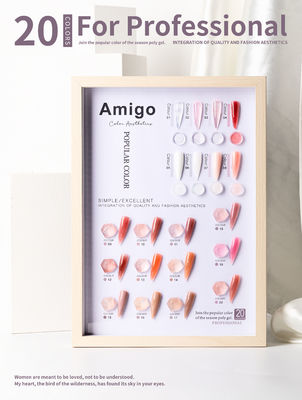 رنگارنگ UV Resin Gel Polish Extension 56ML 20 Colors بدون بو