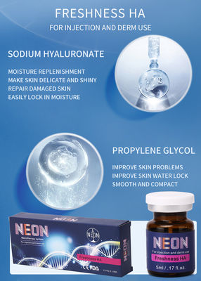 OEM Meso Therapy Serum Freshness Ha تزریق هیالورونیک اسید مرطوب کننده