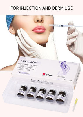 MESO LUXURY تزریق Mesotherapy راه حل Exosomes سرم لکه های قرمز درمان آکنه پوست