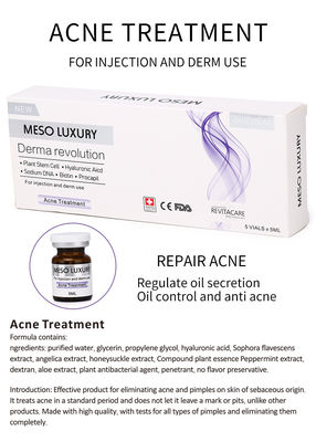 MESO LUXURY تزریق Mesotherapy راه حل Exosomes سرم لکه های قرمز درمان آکنه پوست