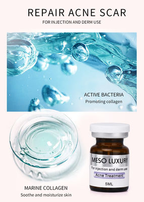 MESO LUXURY تزریق Mesotherapy راه حل Exosomes سرم لکه های قرمز درمان آکنه پوست