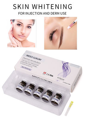 Brightening Skin Whitening Injection 5 بطری ضد پیری برای درماپن