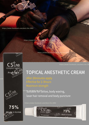 CS Lab 75% Numb Cream Anesthetic Tattoo کرم بی حس کننده موضعی برای تاتو ابرو لب میکرونیدلینگ