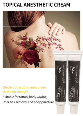 CS Lab 75% Numb Cream Anesthetic Tattoo کرم بی حس کننده موضعی برای تاتو ابرو لب میکرونیدلینگ
