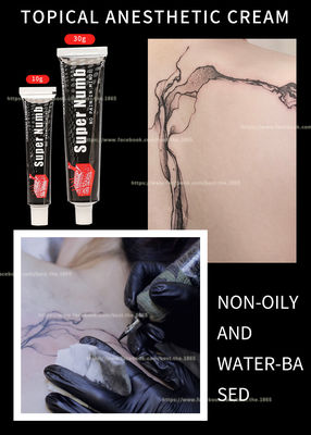 Super Numb 10g 30g Tattoo Stop Pain Cream کرم صورتی سفید اعمال به مدت 20 دقیقه موثر به مدت 3 ساعت قیمت عمده
