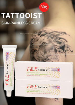 کرم بی حس کننده بی حس کننده 30 گرمی / کرم بدون درد پوست تاتویست F&E با ماندگاری 3 ساعت