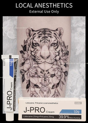 J Pro Tattoo Licocaine Numb Cream 10g Stop Pain کرم بی حس کننده برای اپیلاسیون تاتو آرایش دائمی