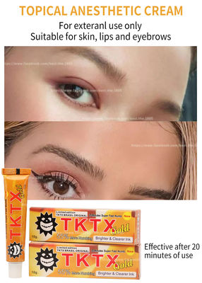 کرم بی‌حس کننده زرد TKTX 10 گرمی میکرونیدلینگ برای لیزر موهای زائد