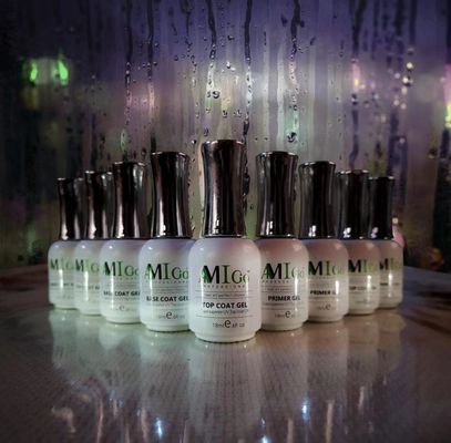 AMIGO Soak Off ژل ناخن لهستانی 18ml سفارشی رنگ برچسب UV LED لاک ژل لامپ