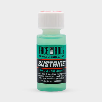 Lidocaine Sustain Blue ژل بی حس کننده تاتو بی حس کننده 1.2OZ ضد حساسیت