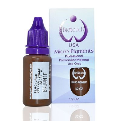 Biotouch 15ml رنگدانه خالص Microblading Permanent Makeup Tattoo Pigment