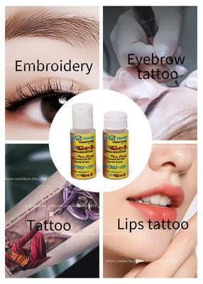 ژل بی‌حسی تاتو حاوی لیدوکائین برای بی‌حسی در آرایش دائم