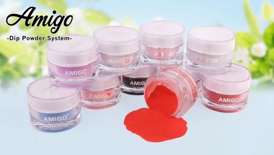 کیت قالب گیری آسان ناخن Dip Powder Amigo سیستم غوطه وری ناخن اکریلیک بدون بو
