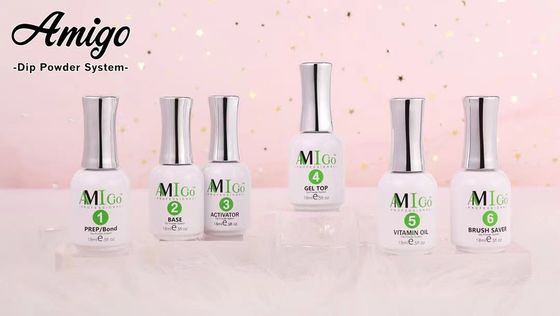 کیت پودر غوطه ور ناخن اکریلیک OEM قالب گیری آسان غیر سمی برای سالن