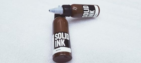 رنگدانه آرایش دائمی رنگ طبیعی 30ML 60ML جوهر تاتو جوهر جامد