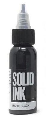 جوهر مشکی مات جامد تاتو رنگ آمیزی سریعتر 30ML 60ML برای آرایش دائمی