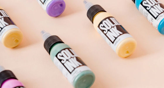 رنگدانه آرایش دائمی رنگ طبیعی 30ML 60ML جوهر تاتو جامد