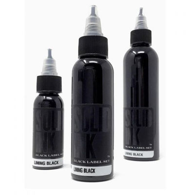 آستر مشکی بدنه جوهر جامد تاتو جوهر پیگمنت خالص موقت 120ML 260ML