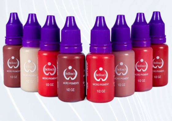 Biotouch MicrGel polishgment رنگدانه نارنجی رنگ آرایش دائمی Microblading لوازم آرایش ابرو MicrGel polishgmentation سایه زدن ابرو