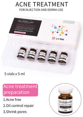 تزریق سرم اسانس درمان آکنه استفاده از Meso Theraphy Safe Good Effect ست سرم 5 عدد / ست